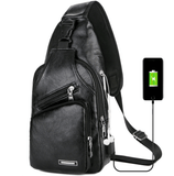 Leather Mens Messenger USB Bag - lightbulbbusinessconsulting