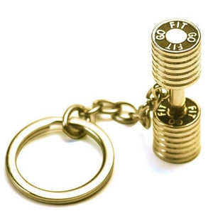 GYM Dumbbell  Keychain - lightbulbbusinessconsulting