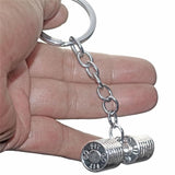 GYM Dumbbell  Keychain - lightbulbbusinessconsulting
