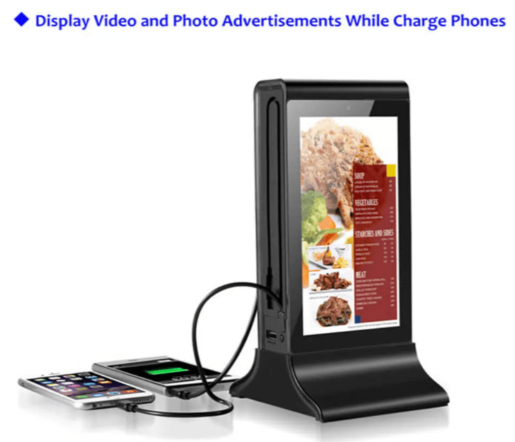 Dual 8 Inch Tabletop Advertising Player - lightbulbbusinessconsulting