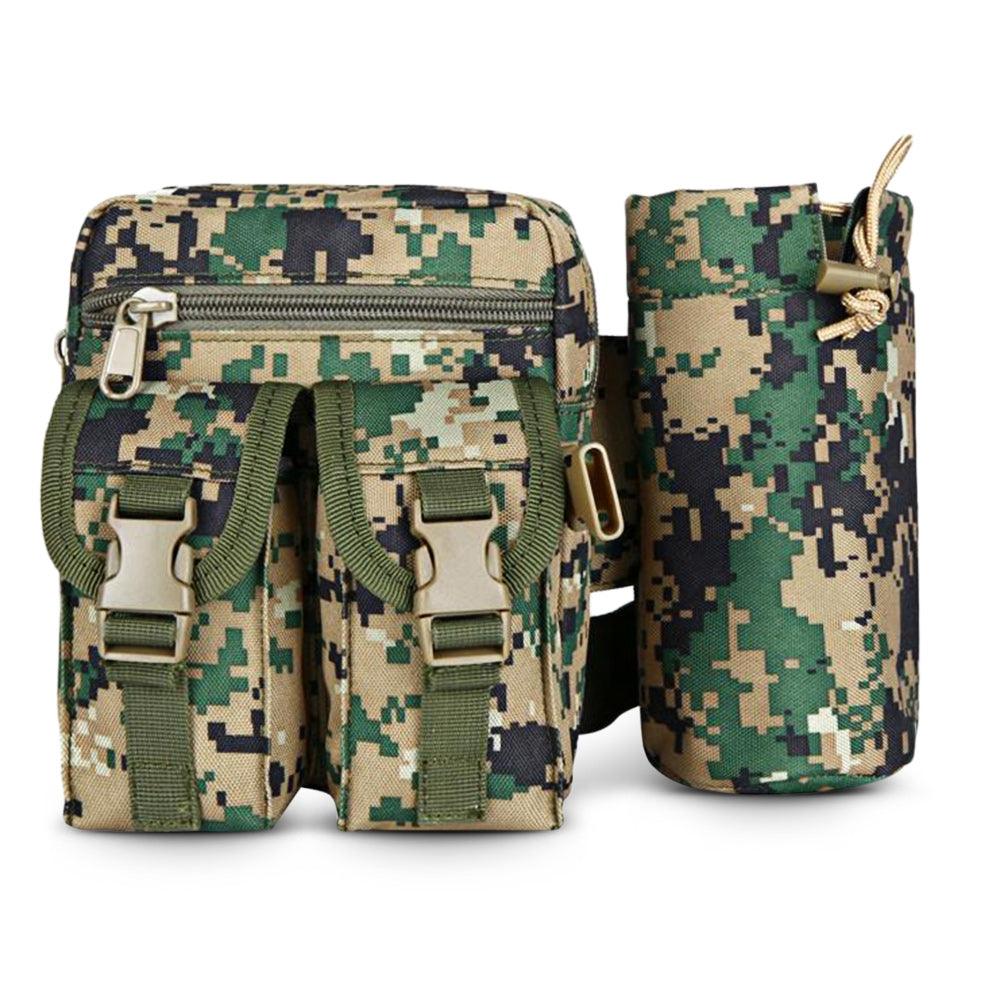 Tactical Waist Pack with Water Bottle Pocket Holder - lightbulbbusinessconsulting