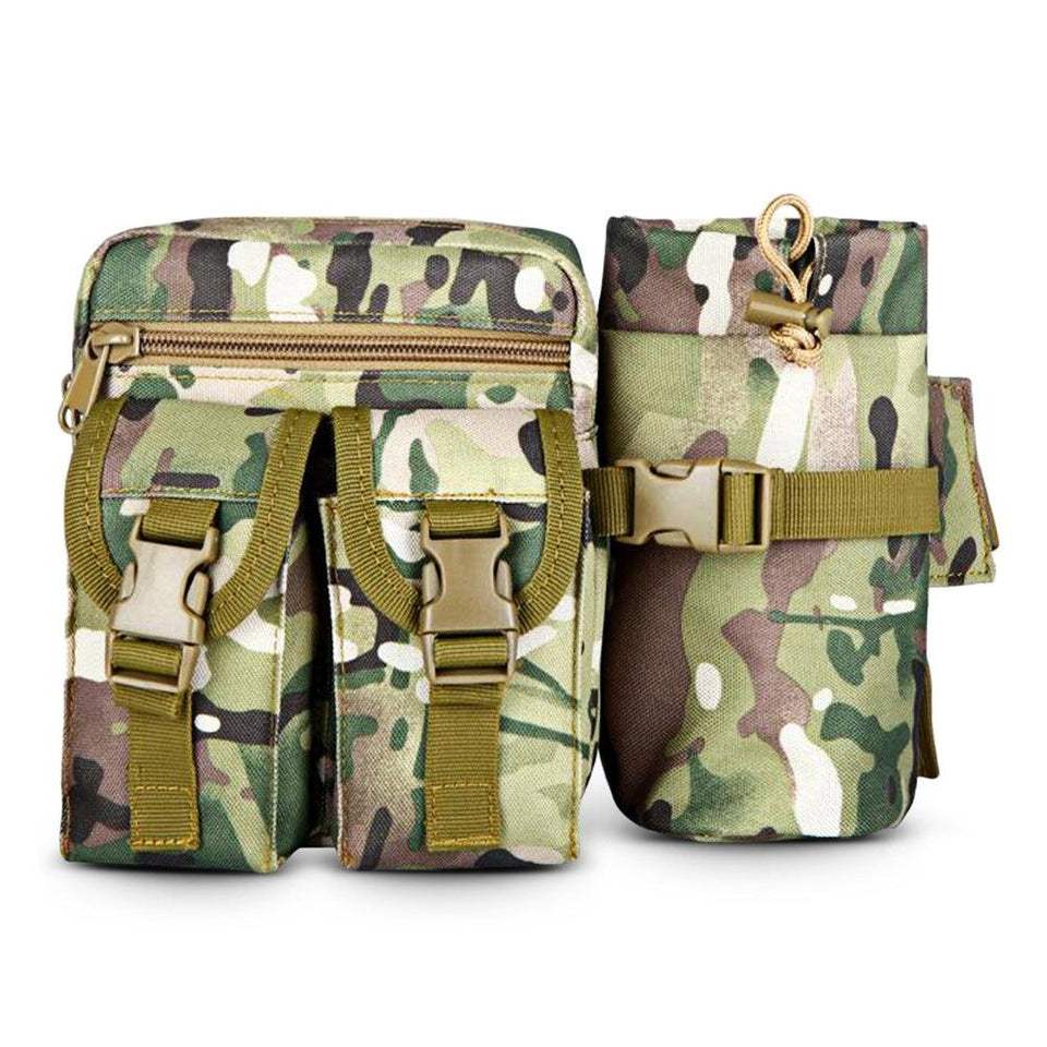 Tactical Waist Pack with Water Bottle Pocket Holder - lightbulbbusinessconsulting