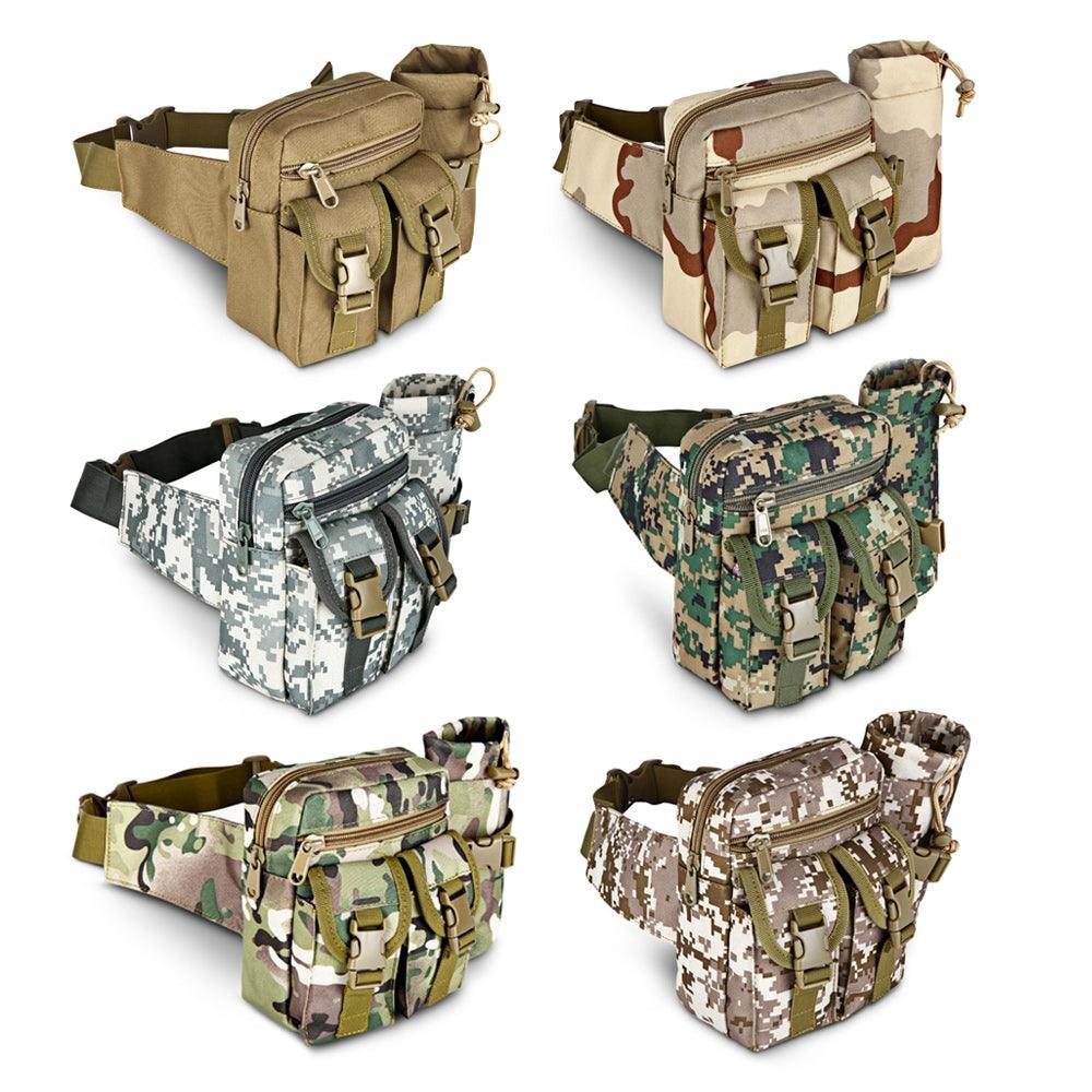 Tactical Waist Pack with Water Bottle Pocket Holder - lightbulbbusinessconsulting
