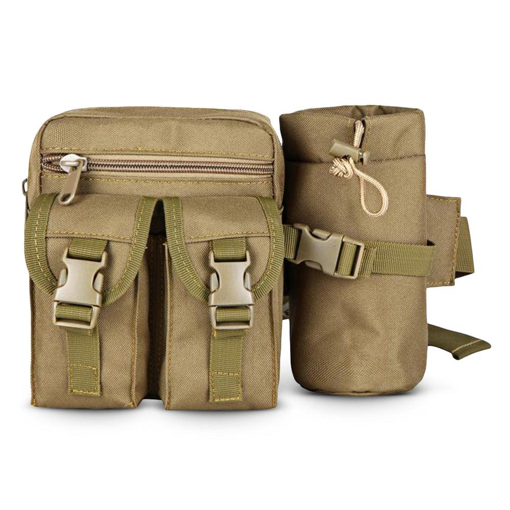 Tactical Waist Pack with Water Bottle Pocket Holder - lightbulbbusinessconsulting