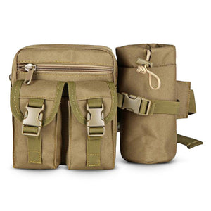 Tactical Waist Pack with Water Bottle Pocket Holder - lightbulbbusinessconsulting