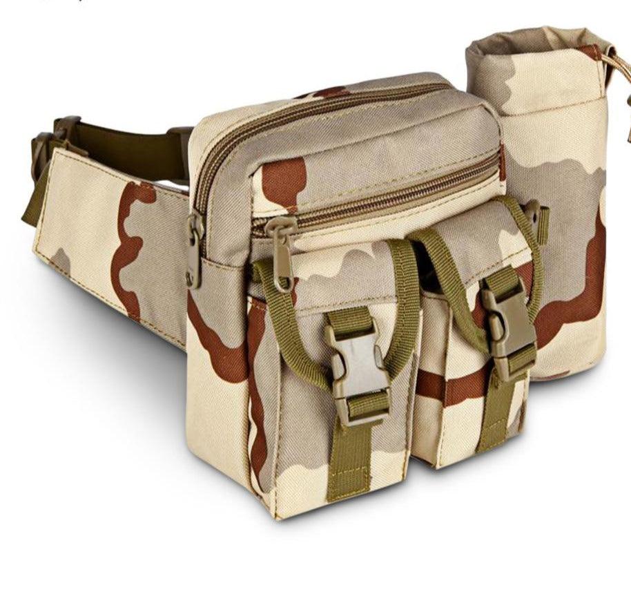 Tactical Waist Pack with Water Bottle Pocket Holder - lightbulbbusinessconsulting