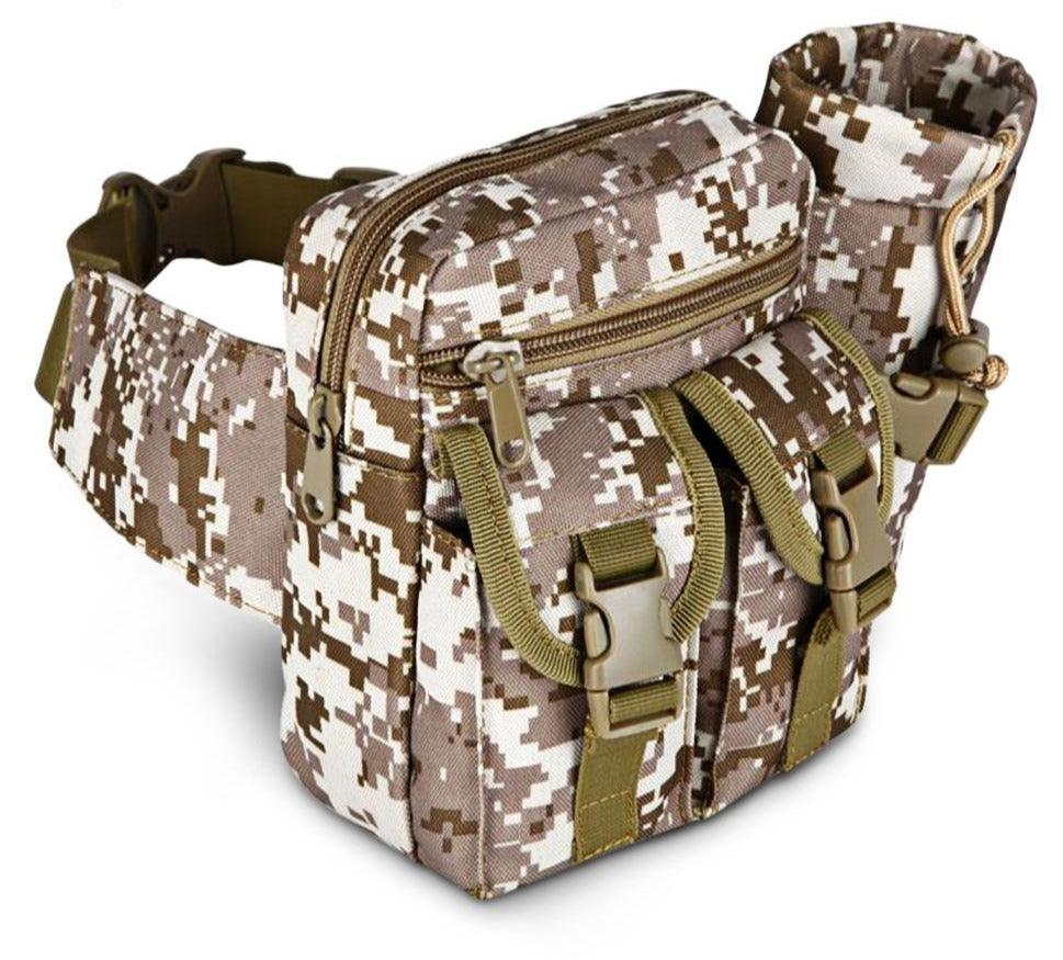 Tactical Waist Pack with Water Bottle Pocket Holder - lightbulbbusinessconsulting