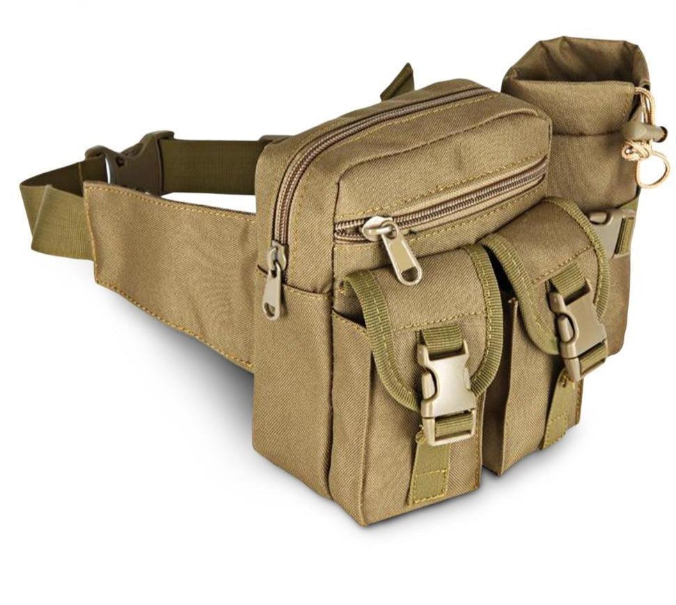 Tactical Waist Pack with Water Bottle Pocket Holder - lightbulbbusinessconsulting