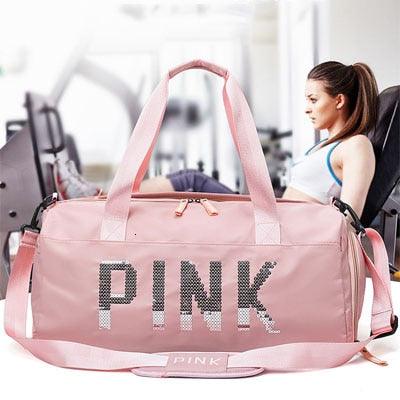 Sequins Black Gym Bag - lightbulbbusinessconsulting