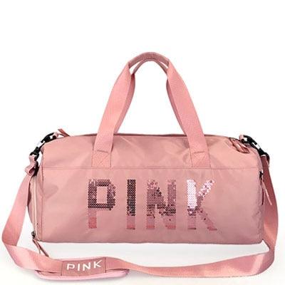 Sequins Black Gym Bag - lightbulbbusinessconsulting