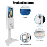 Temperature Signage Hand Sanitizer Kiosk Dispenser - LIGHTBULB GIFTS