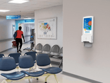 Temperature Signage Hand Sanitizer Kiosk Dispenser - LIGHTBULB GIFTS