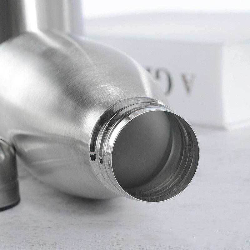 a close up of a cup on a counter 
