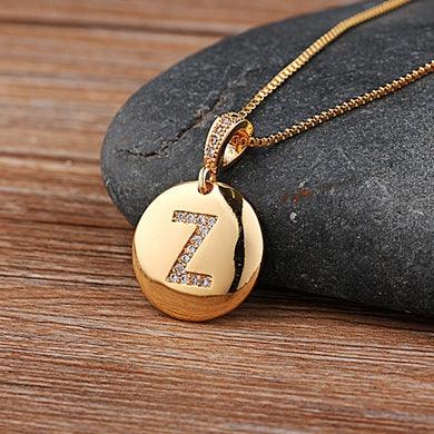 Ladies Monogramme  Necklace - lightbulbbusinessconsulting