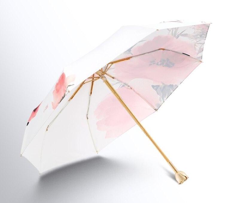 Rose Handle Umbrella - lightbulbbusinessconsulting