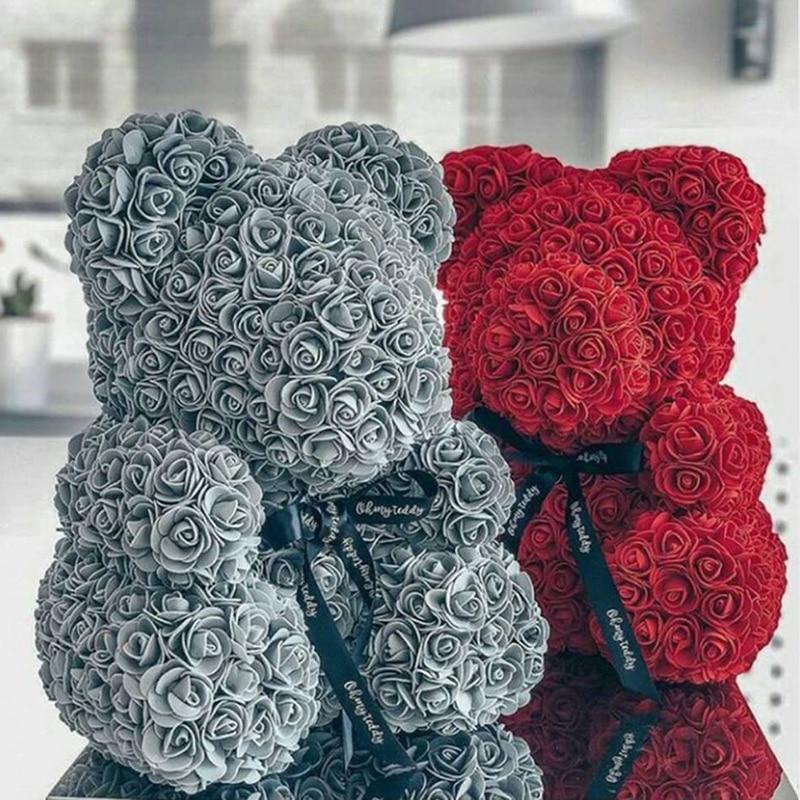 Artificial Flower PE Rose Bear - lightbulbbusinessconsulting