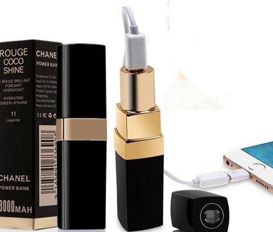 luxury lipstick power bank charger - lightbulbbusinessconsulting