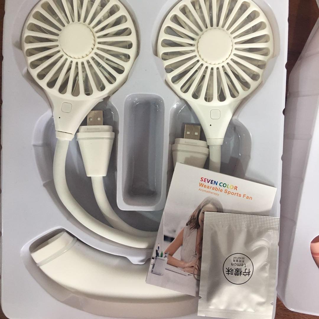 Rechargeable Hands-Free Neck Fan - LIGHTBULB GIFTS