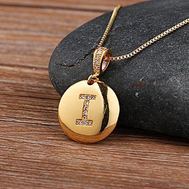 Ladies Monogramme  Necklace - lightbulbbusinessconsulting