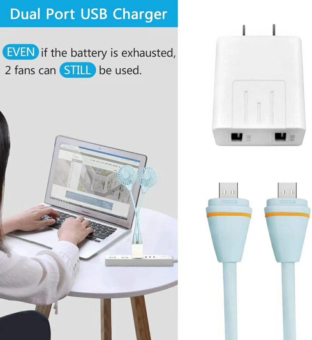 Rechargeable Hands-Free Neck Fan - LIGHTBULB GIFTS