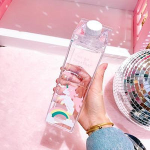 Novelty Transparent Plastic Drink Bottle - lightbulbbusinessconsulting