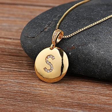 Ladies Monogramme  Necklace - lightbulbbusinessconsulting