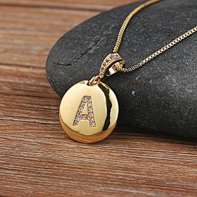 Ladies Monogramme  Necklace - lightbulbbusinessconsulting