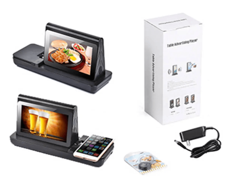 Dual Landscape Table Advertising Player - lightbulbbusinessconsulting