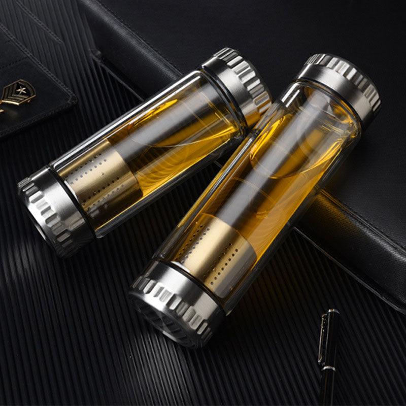 Glass Tea Infuser Tumbler - lightbulbbusinessconsulting