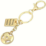 GYM Dumbbell  Keychain - lightbulbbusinessconsulting
