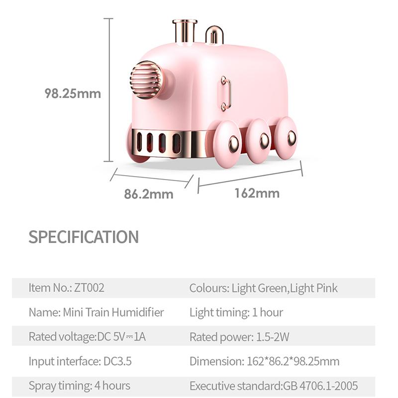 Retro Mini Train  Air Diffuser - lightbulbbusinessconsulting