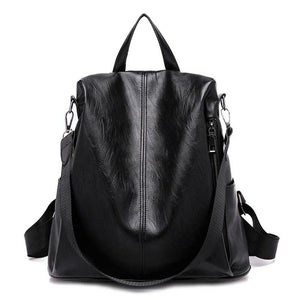 Leather Ladies Backpack - lightbulbbusinessconsulting