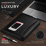 Zippered Vegan Leather Padfolio - lightbulbbusinessconsulting