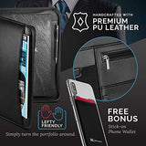 Zippered Vegan Leather Padfolio - lightbulbbusinessconsulting