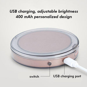 LED Lighted Powerbank Mirror - lightbulbbusinessconsulting
