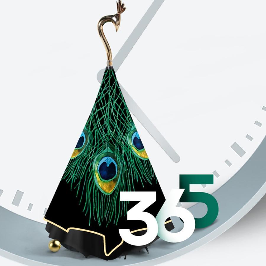 Luxury Peacock Umbrella - lightbulbbusinessconsulting