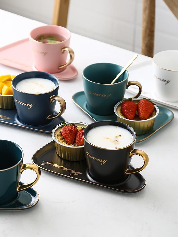 Luxurious Ceramic Office Coffee Set - lightbulbbusinessconsulting