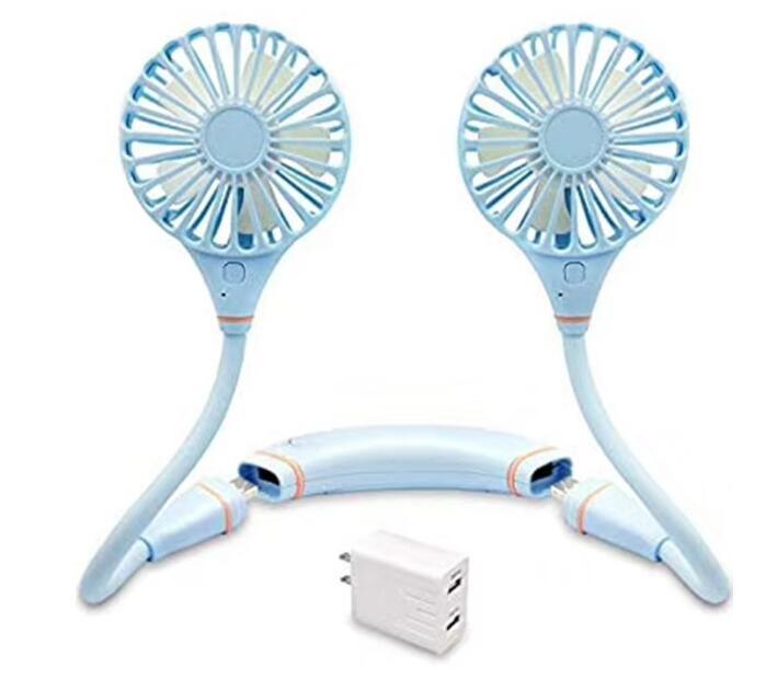 Rechargeable Hands-Free Neck Fan - LIGHTBULB GIFTS