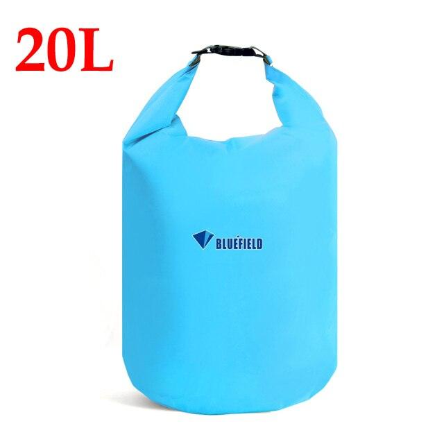 a blue suitcase is sitting on a table 