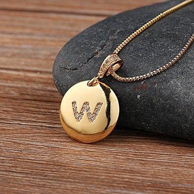 Ladies Monogramme  Necklace - lightbulbbusinessconsulting