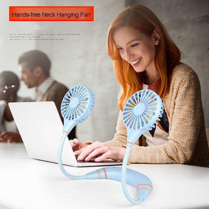 Rechargeable Hands-Free Neck Fan - LIGHTBULB GIFTS