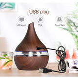 Wood grain Ultrasonic air diffuser - lightbulbbusinessconsulting