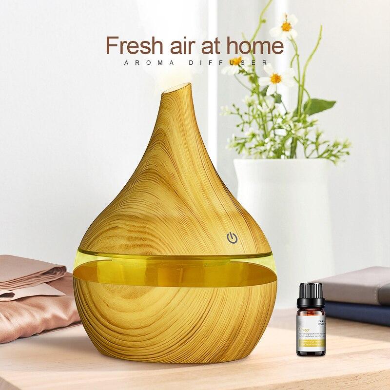 Wood grain Ultrasonic air diffuser - lightbulbbusinessconsulting