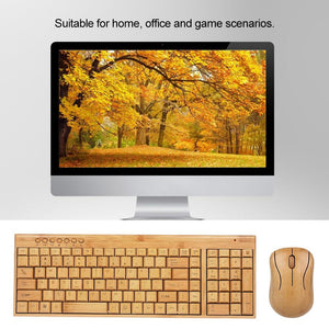 Wireless Bamboo Keyboard - lightbulbbusinessconsulting