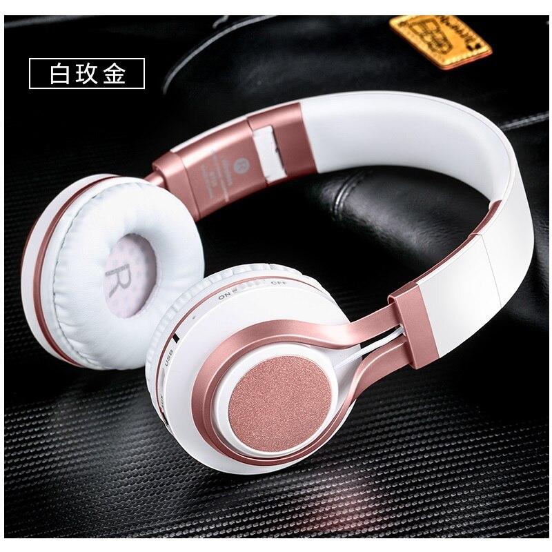 Rose Gold Wireless Bluetooth Headset - lightbulbbusinessconsulting