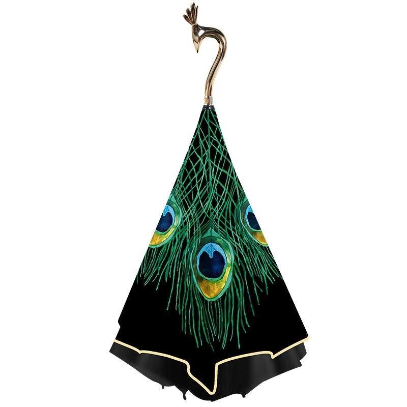 Luxury Peacock Umbrella - lightbulbbusinessconsulting