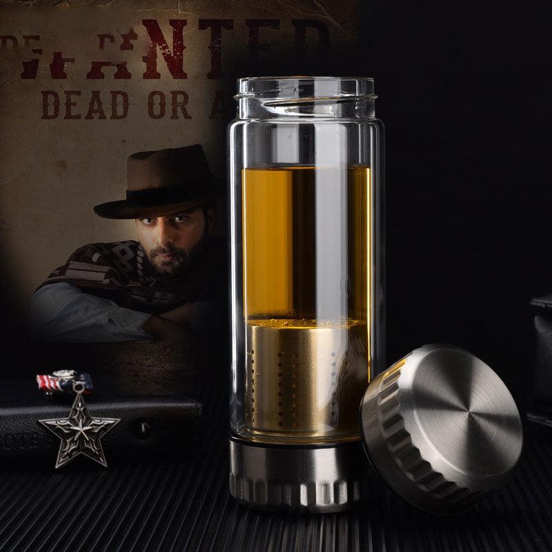 Glass Tea Infuser Tumbler - lightbulbbusinessconsulting