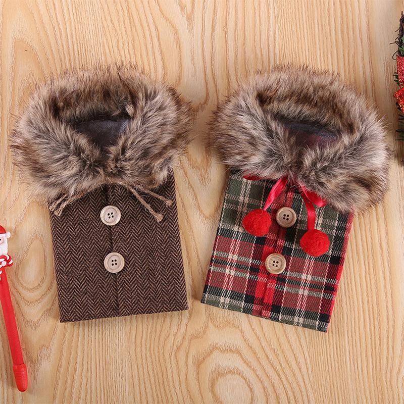 Furcoat Claus Wine Bottle Cover - lightbulbbusinessconsulting