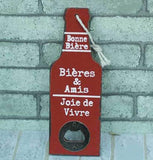 RUSTIC RETRO WOODEN BEER BOTTLE OPENER - lightbulbbusinessconsulting