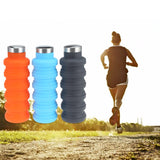 Portable Silicone Retractable Folding Water Bottle - lightbulbbusinessconsulting